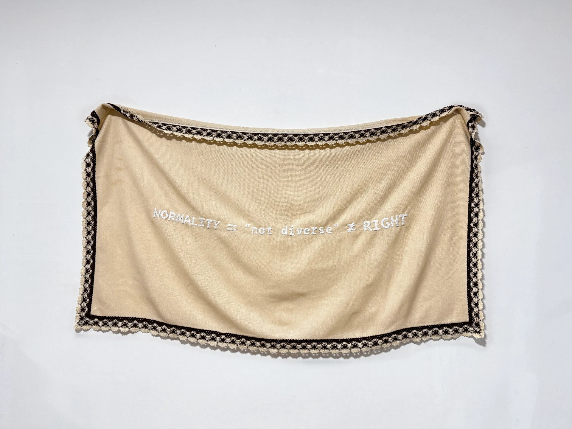 ?Normality?, 2025 — textile work